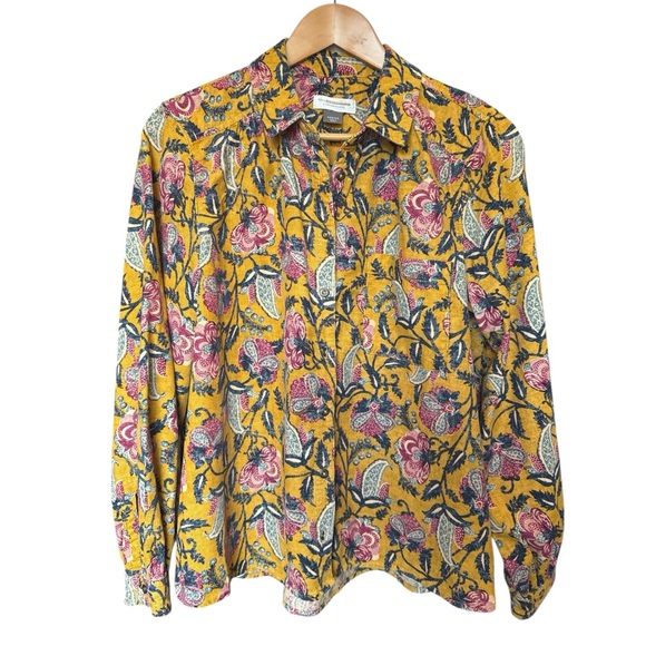 Anthropologie Pilcro Sigourney Corduroy Top  MEDIUM - Picture 3 of 12